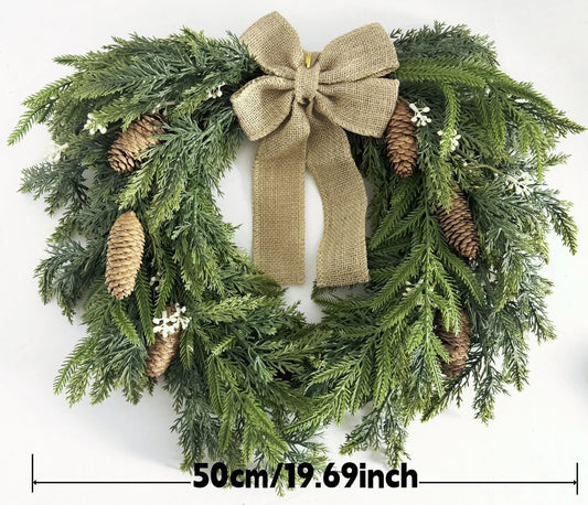 Weihnachtskranz, dekorativ, zum Aufhängen, Weihnachtsdekoration, Haustür, zum Aufhängen, Szenenarrangement, Treppe, umgedreht