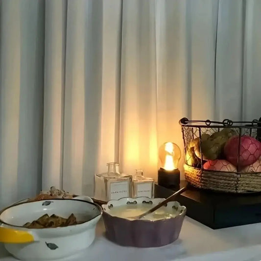 Glas-Lampenschirm, Nachtlicht, kabellose Bedienung