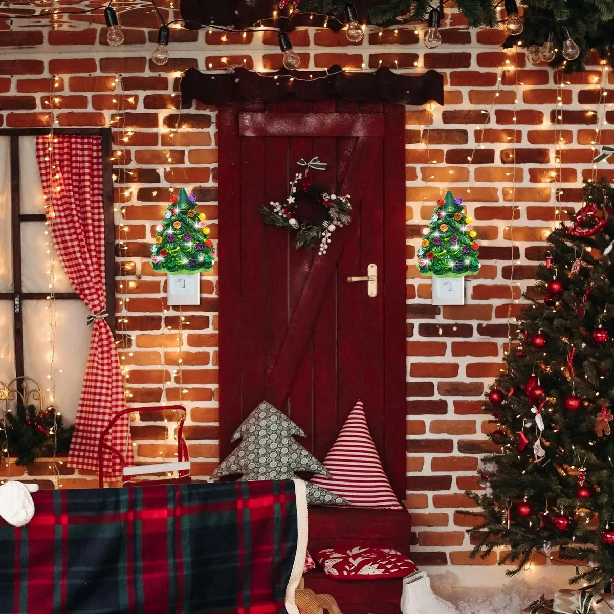 Weihnachtsnachtlicht, Frohe Weihnachten, Dekoration für Zuhause, 2025, Weihnachtsnachtlicht, Weihnachtsschmuck, Navidad, Natal, Neujahrsgeschenke 2026