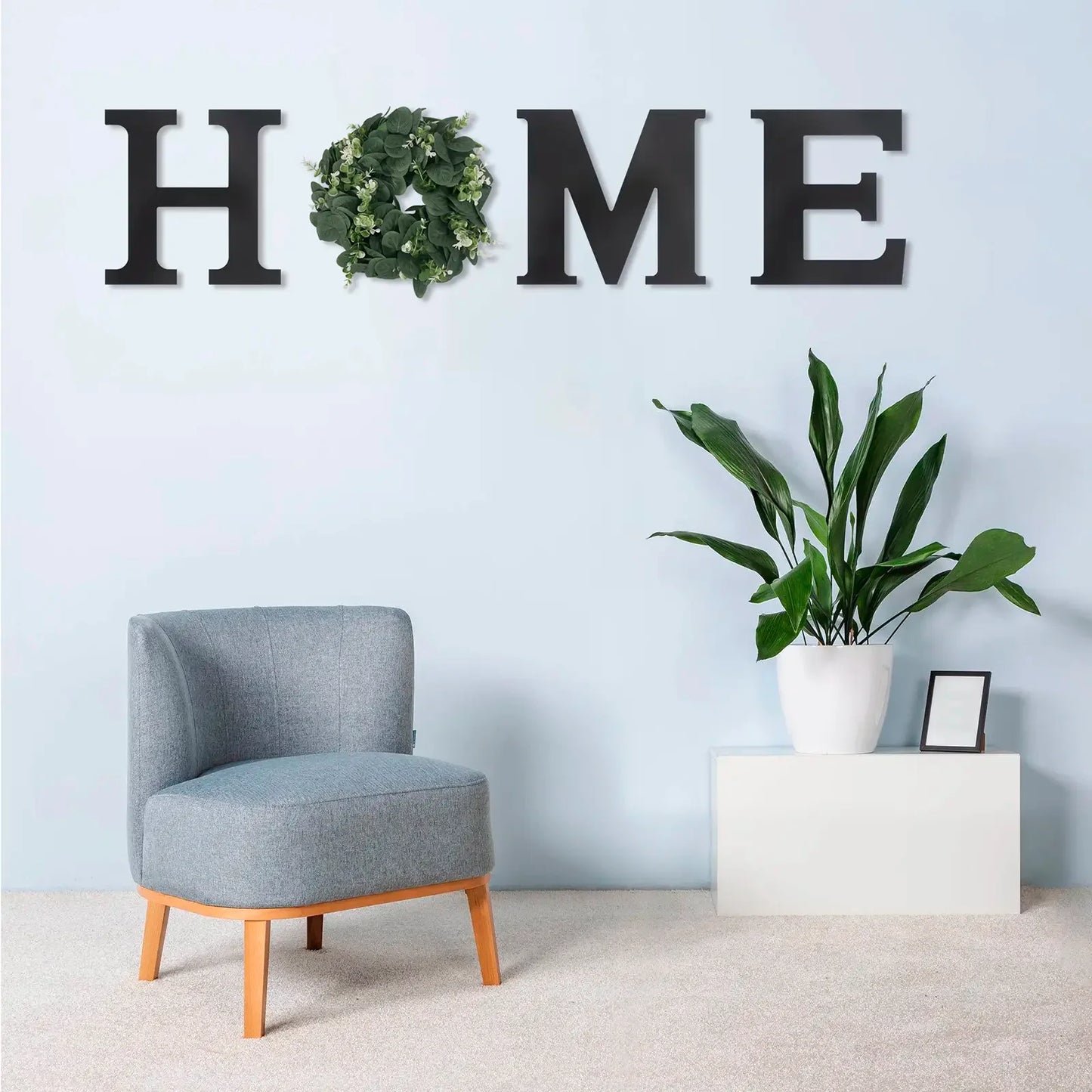 HOME Hausschild aus Holz