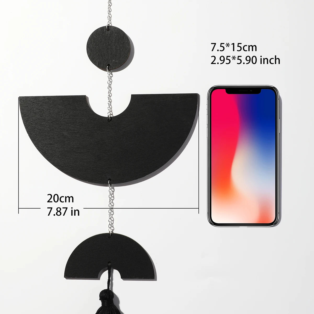 Dekor Schwarz Wandkunst Holz