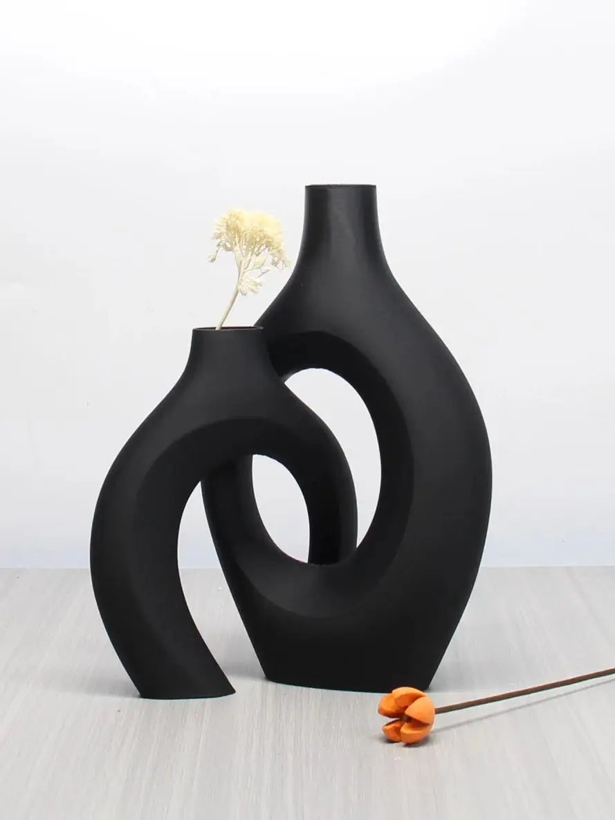 Ein Set Kunstvasen im Bohème-Stil, Vasen zur Heimdekoration