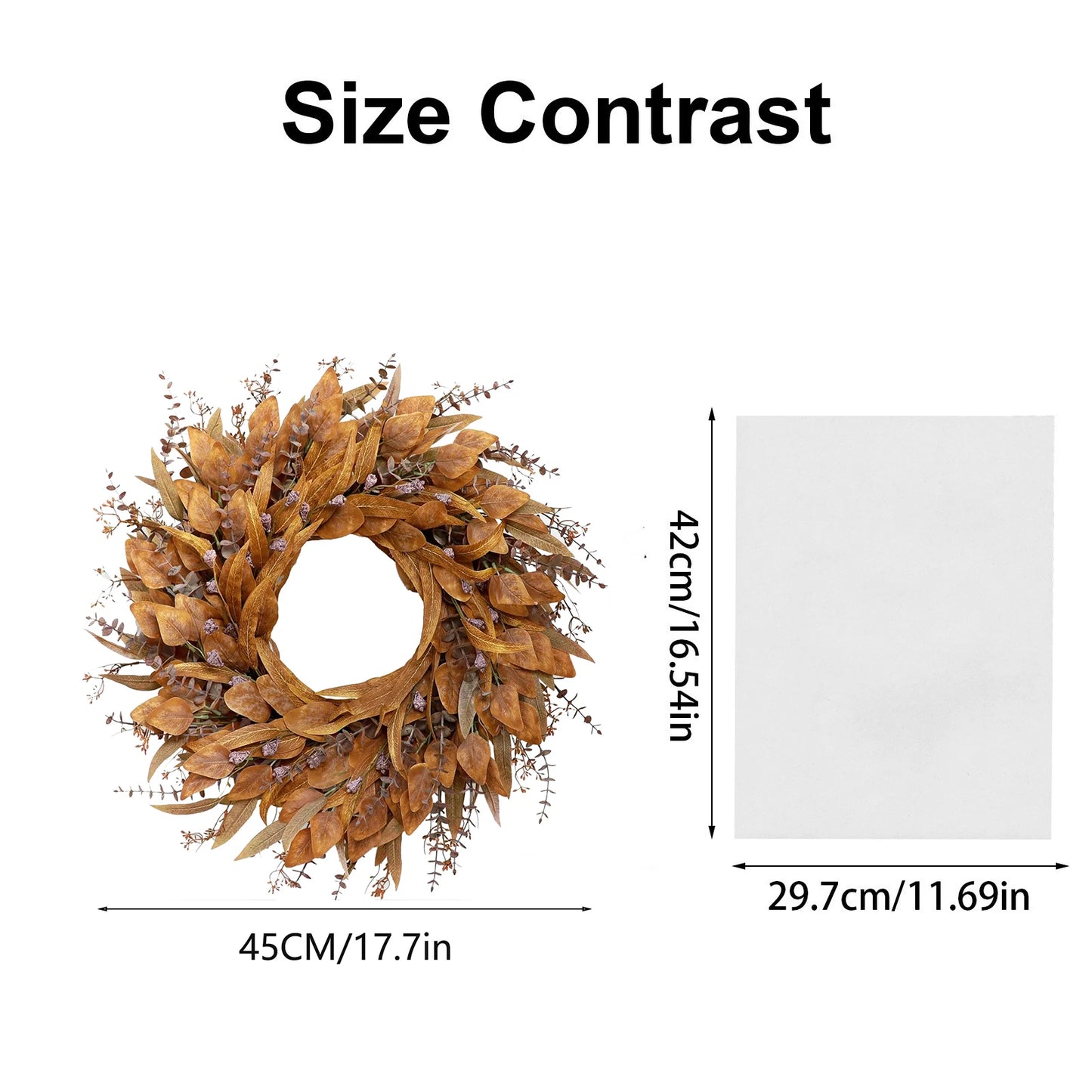 Herbstliche Türdekoration