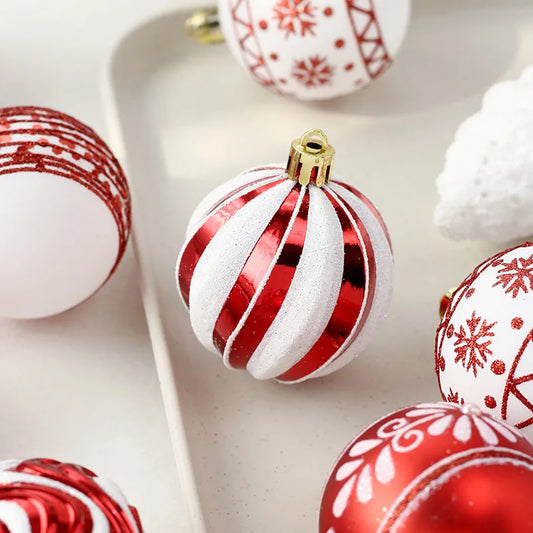 Weihnachtskugeln, Ornamente, 40,6 cm, bunt, bruchsicher, Weihnachtsbaumschmuck, 60 mm, hängende Kugel für Weihnachtsfeier, Hochzeit