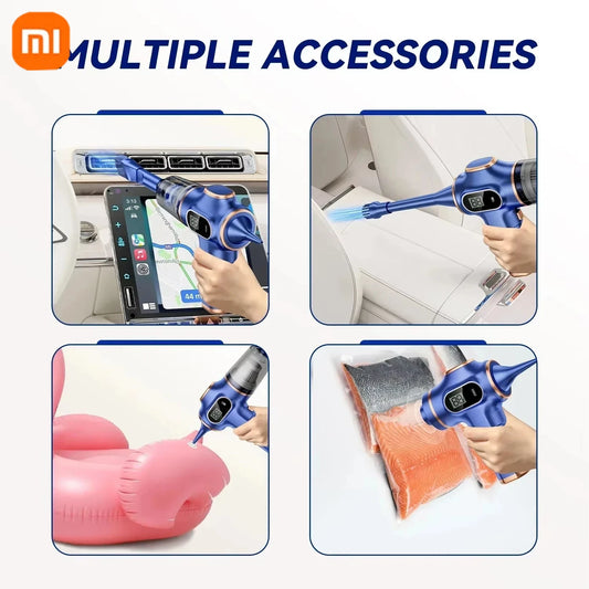 5-in-1-Auto-Staubsauger, tragbarer Roboter-Reiniger, trocken und nass, mit doppeltem Verwendungszweck, für die Fahrzeugmontage von Haushaltsgeräten