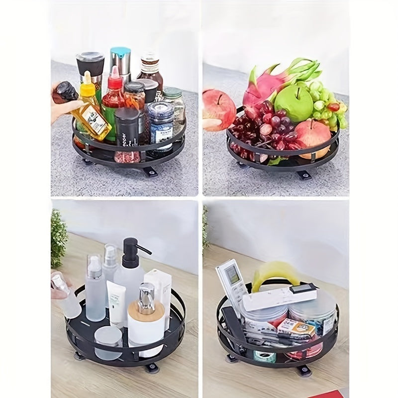 Gewürzregal-Organizer, 360° drehbar, 2-stöckig