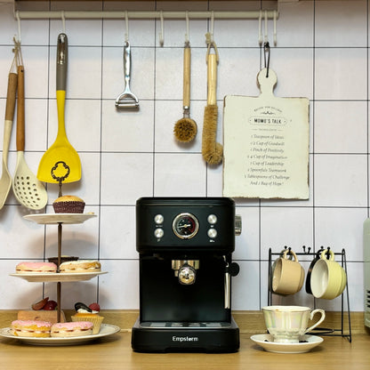 Empstorm 04E 3-in-1 Hochwertige halbautomatische Espressomaschine