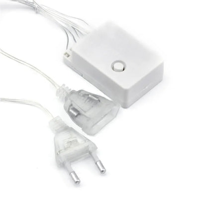 Weihnachts beleuchtung Außen dekoration 4m Droop 0,4-0,6 m LED Vorhang Eiszapfen Lichterketten Garten Weihnachts feier dekorative Lichter