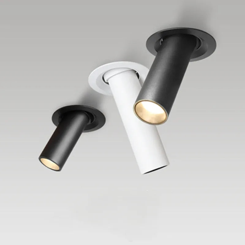 Rotating LED Tube Ceiling Spotlight