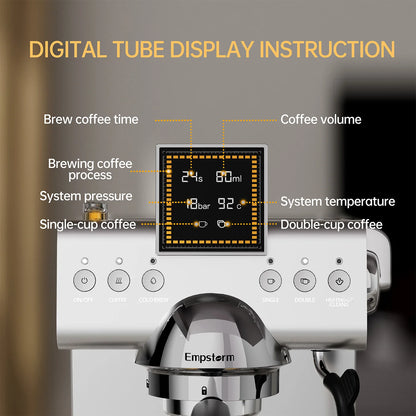 Für die CB1 20-Bar-Halbautomatische Kaffeemaschine: 3-in-1-Funktion