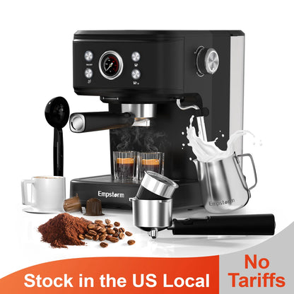 Empstorm 04E 3-in-1 Hochwertige halbautomatische Espressomaschine
