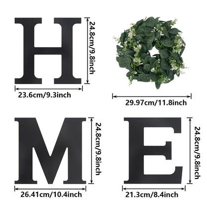 HOME Hausschild aus Holz