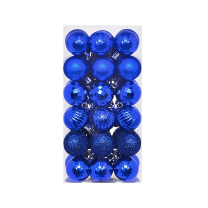36Pcs Weihnachten Kugeln Neue Jahr Party Dekoration Weihnachten Baum Ornamente Weihnachten Hängen Ornament Wohnkultur Geschenke Navidad