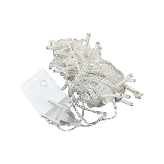 Weihnachts beleuchtung Außen dekoration 4m Droop 0,4-0,6 m LED Vorhang Eiszapfen Lichterketten Garten Weihnachts feier dekorative Lichter