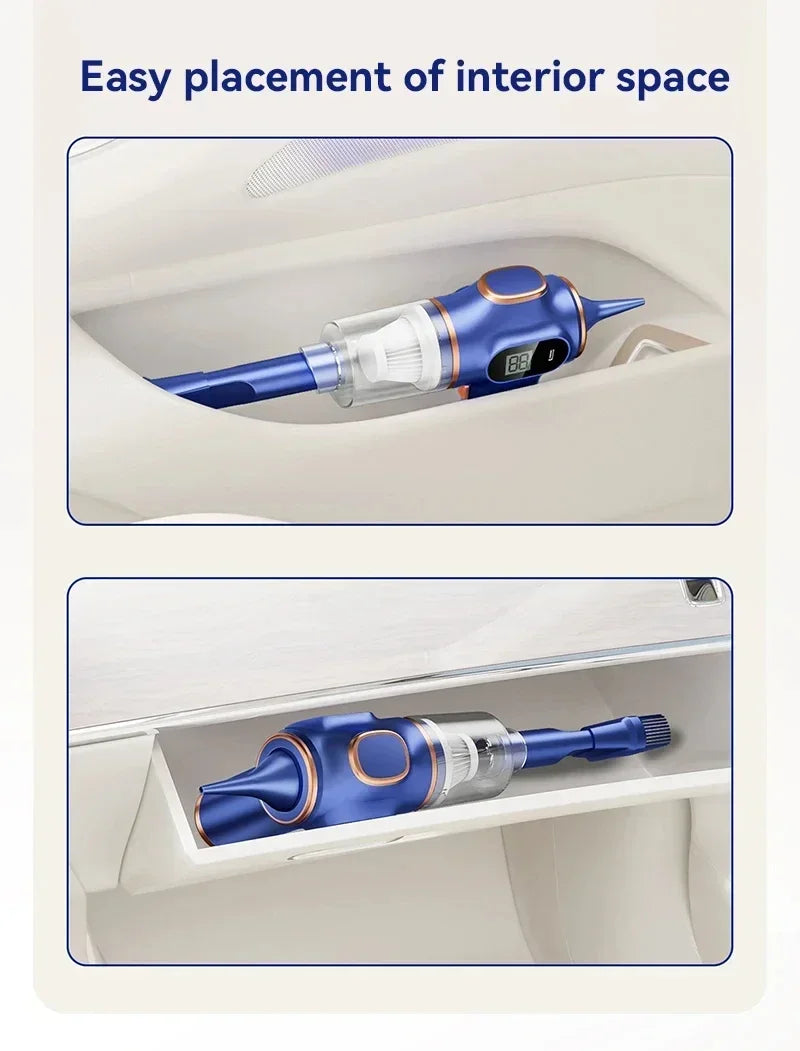 5-in-1-Auto-Staubsauger, tragbarer Roboter-Reiniger, trocken und nass, mit doppeltem Verwendungszweck, für die Fahrzeugmontage von Haushaltsgeräten