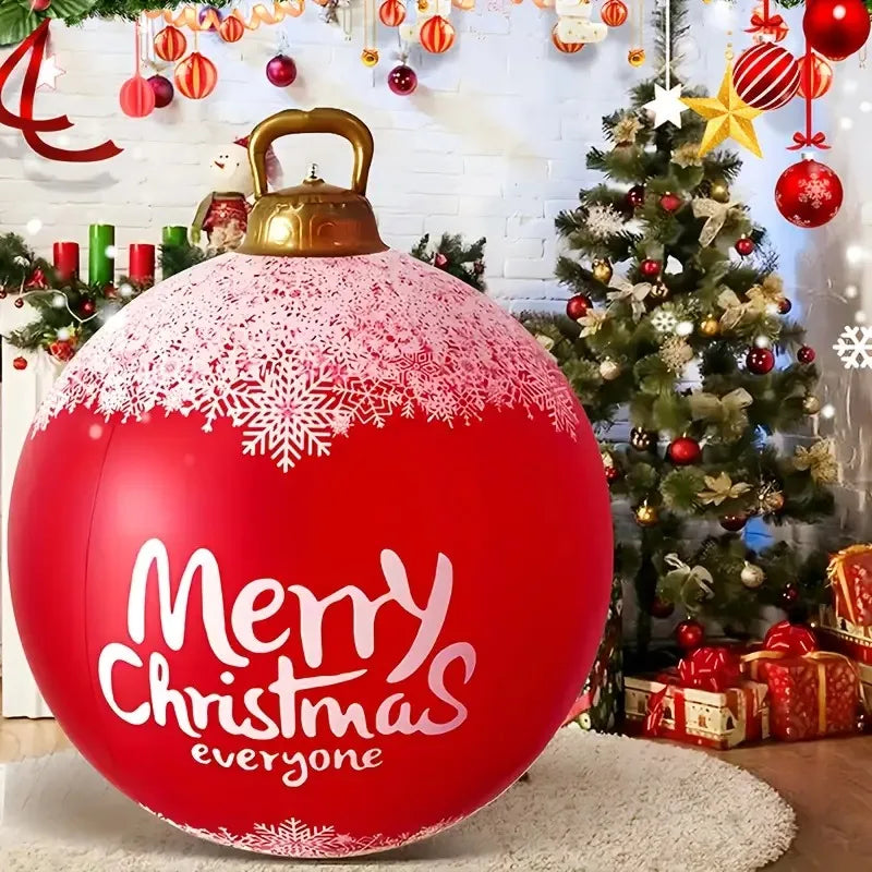 Weihnachten aufblasbare Bälle Outdoor YardOrnament Urlaub Party Dekoration Weihnachtsbaum hängen Indoor Outdoor Festival Dekor liefert