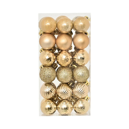 36Pcs Weihnachten Kugeln Neue Jahr Party Dekoration Weihnachten Baum Ornamente Weihnachten Hängen Ornament Wohnkultur Geschenke Navidad