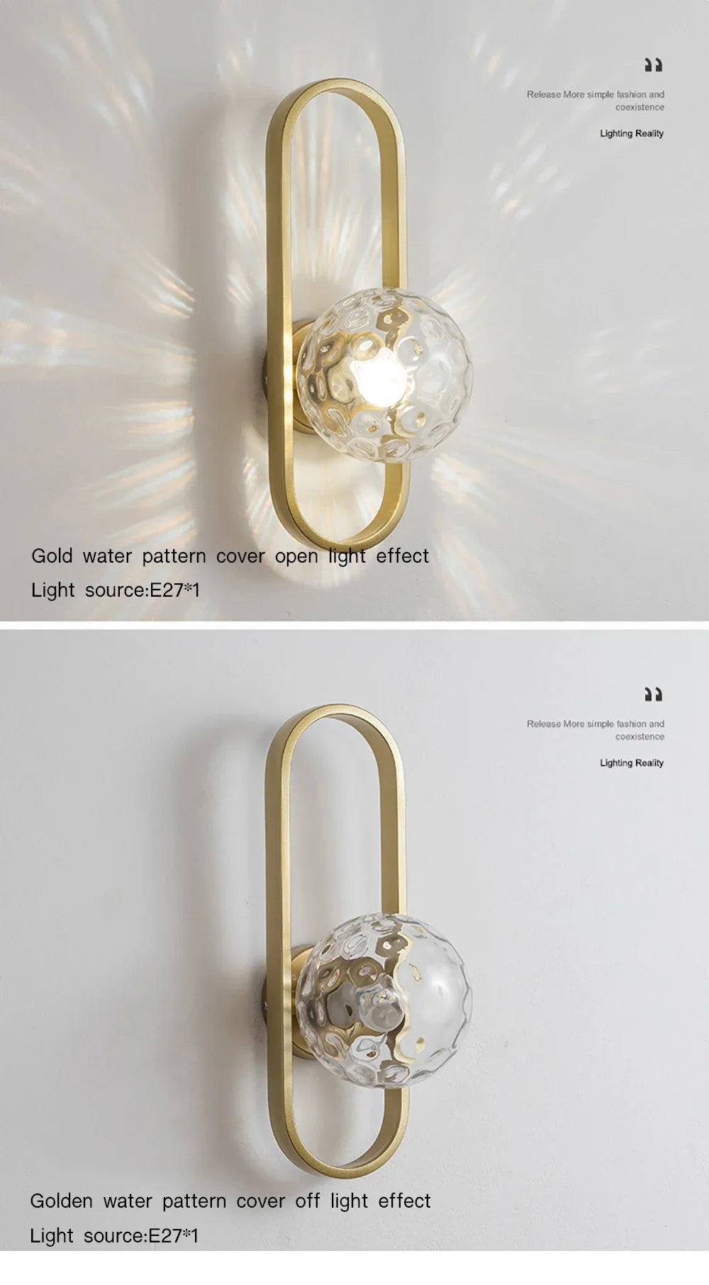 LED Wand leuchte für Luxus