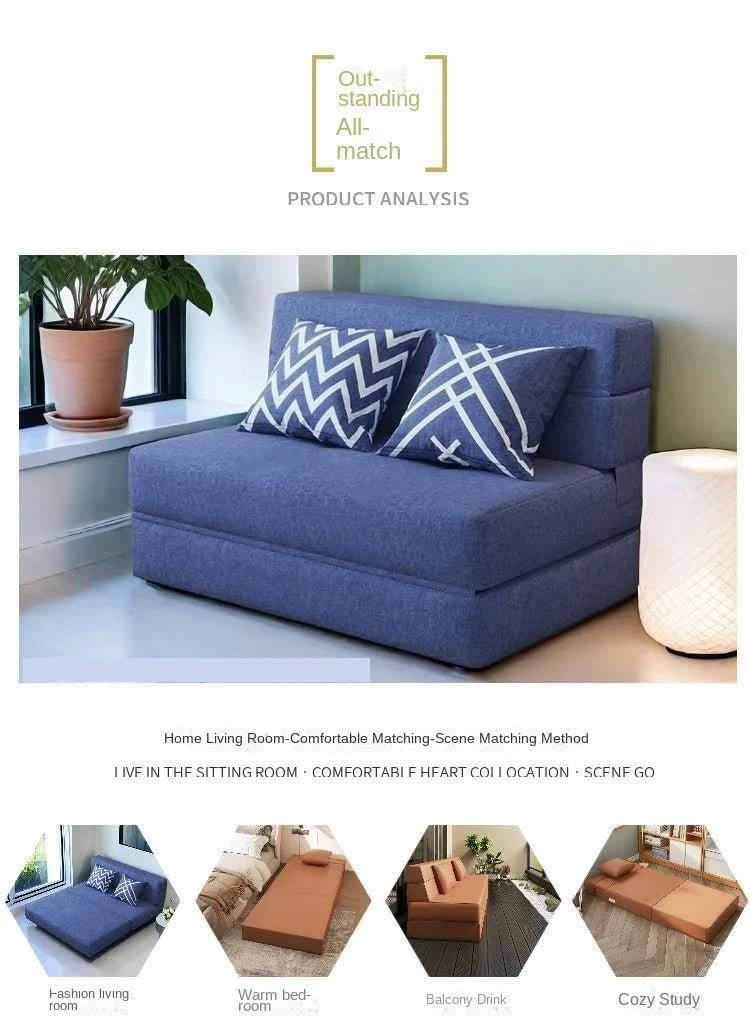 Klappbares Schlafsofa mit doppeltem Verwendungszweck