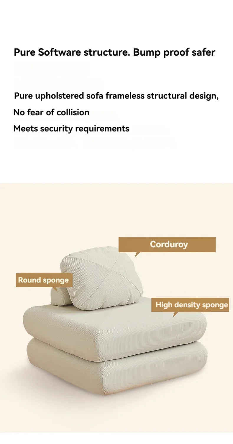 Stoff-Einzelsofa, Süßkartoffelschlafsofa