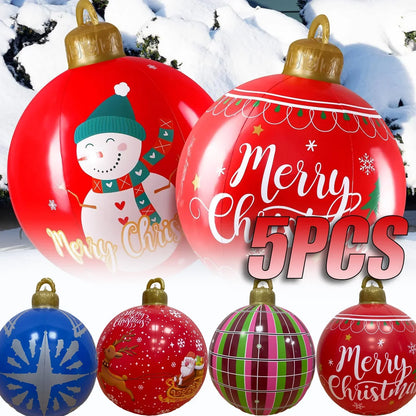 Weihnachten aufblasbare Bälle Outdoor YardOrnament Urlaub Party Dekoration Weihnachtsbaum hängen Indoor Outdoor Festival Dekor liefert