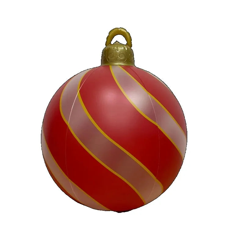 Weihnachten aufblasbare Bälle Outdoor YardOrnament Urlaub Party Dekoration Weihnachtsbaum hängen Indoor Outdoor Festival Dekor liefert
