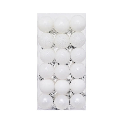 36Pcs Weihnachten Kugeln Neue Jahr Party Dekoration Weihnachten Baum Ornamente Weihnachten Hängen Ornament Wohnkultur Geschenke Navidad