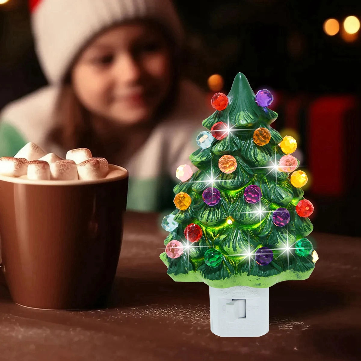 Weihnachtsnachtlicht, Frohe Weihnachten, Dekoration für Zuhause, 2025, Weihnachtsnachtlicht, Weihnachtsschmuck, Navidad, Natal, Neujahrsgeschenke 2026