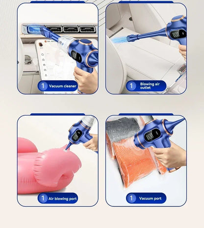 5-in-1-Auto-Staubsauger, tragbarer Roboter-Reiniger, trocken und nass, mit doppeltem Verwendungszweck, für die Fahrzeugmontage von Haushaltsgeräten