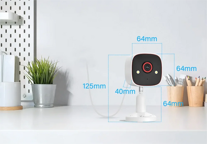 Jennov Outdoor/Indoor-Überwachungskameras, 2K HD, kabellos, WiFi, Farbnachtsicht, IP66, wasserdicht, für Haustiere, Hunde, Katzen, Babyphone