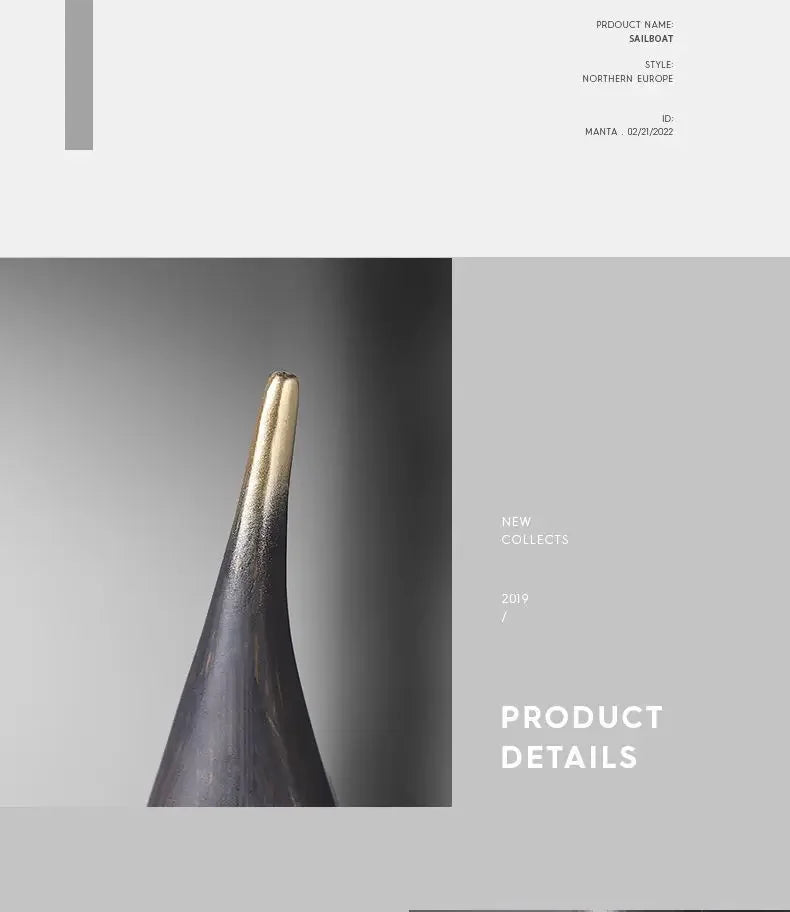 Segelboot-Dekoration für Zuhause