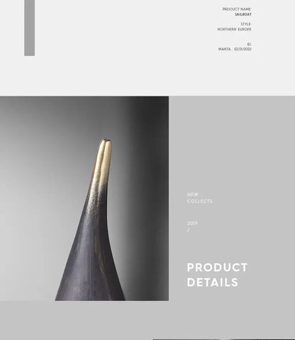 Segelboot-Dekoration für Zuhause