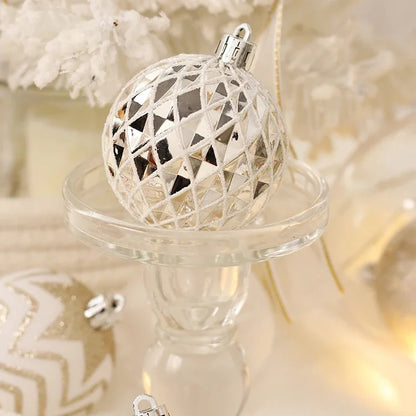 Weihnachtskugel Weihnachtsbaum Dekoration Ornamente für Heimdekoration Halloween Neujahr Navidad Hängeanhänger Kugel Zubehör