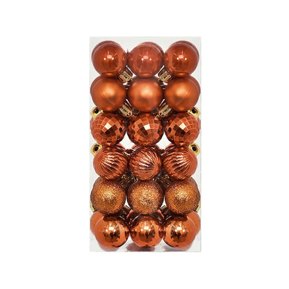 36Pcs Weihnachten Kugeln Neue Jahr Party Dekoration Weihnachten Baum Ornamente Weihnachten Hängen Ornament Wohnkultur Geschenke Navidad
