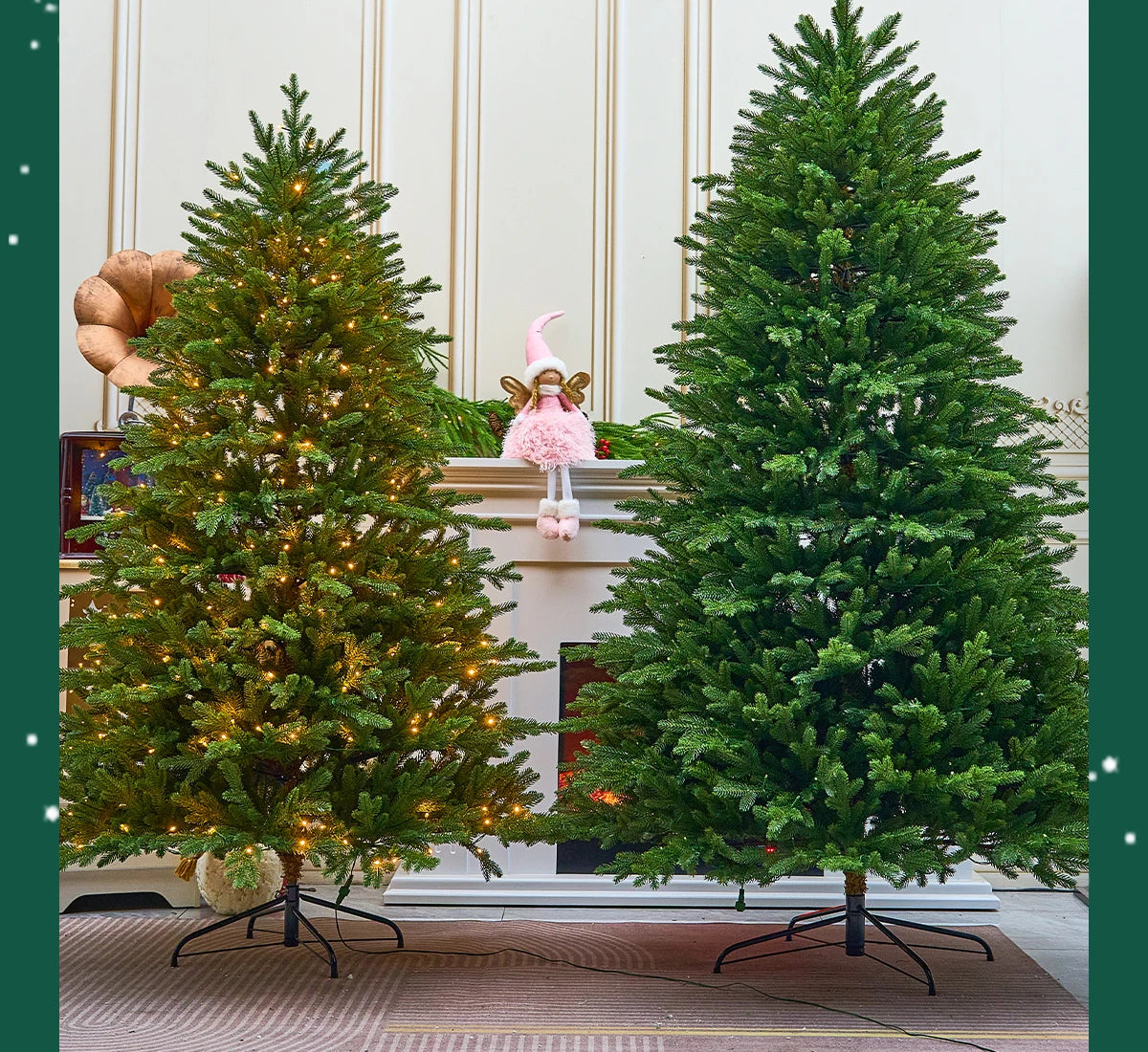 Weihnachtsbaum – Reinweiß verschlüsselte Simulation eines nackten Baumes – Großer High-End-Weihnachtsdekorationsartikel