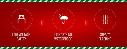 Weihnachten führte dekorative Lichter Streifen Stern Vorhang Lichter Weihnachts baum Lichter String Festival Atmosphäre Lichter Stern Lichter