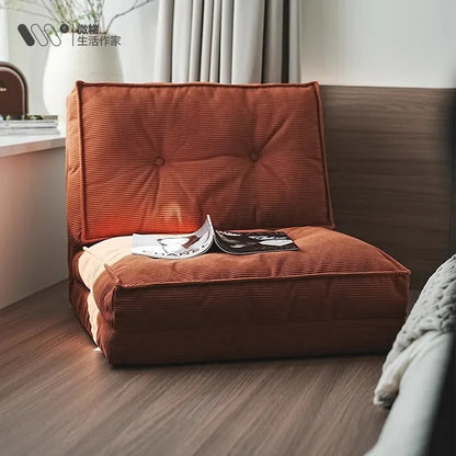 Faules Sofa, Wohnzimmer im cremigen Stil, faltbares Doppelzweck-Einzelsofa