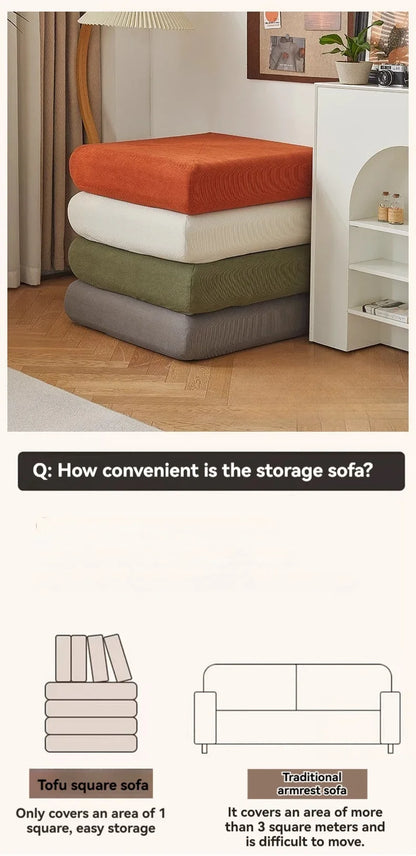 Stoff-Einzelsofa, Süßkartoffelschlafsofa