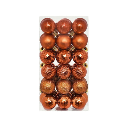36Pcs Weihnachten Kugeln Neue Jahr Party Dekoration Weihnachten Baum Ornamente Weihnachten Hängen Ornament Wohnkultur Geschenke Navidad