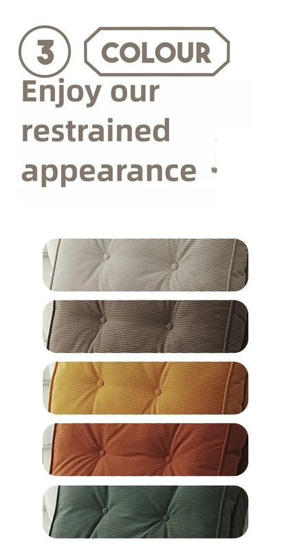 Faules Sofa, Wohnzimmer im cremigen Stil, faltbares Doppelzweck-Einzelsofa