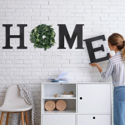 HOME Hausschild aus Holz