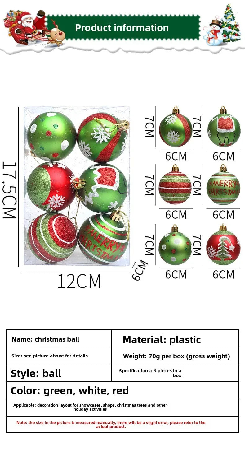 Weihnachtskugeln, Ornament, glitzernde hängende Weihnachtskugeln für Baumdekoration, Süßigkeitenkugeln für Weihnachten, Zuhause, Innenbereich, Urlaub, Party