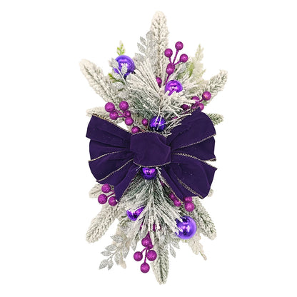 Weihnachten Treppe Dekoration Kranz DIY Indoor Outdoor Girlande Dekoration Mit LED Dekoration Prop Abend Party Dress Up Prop