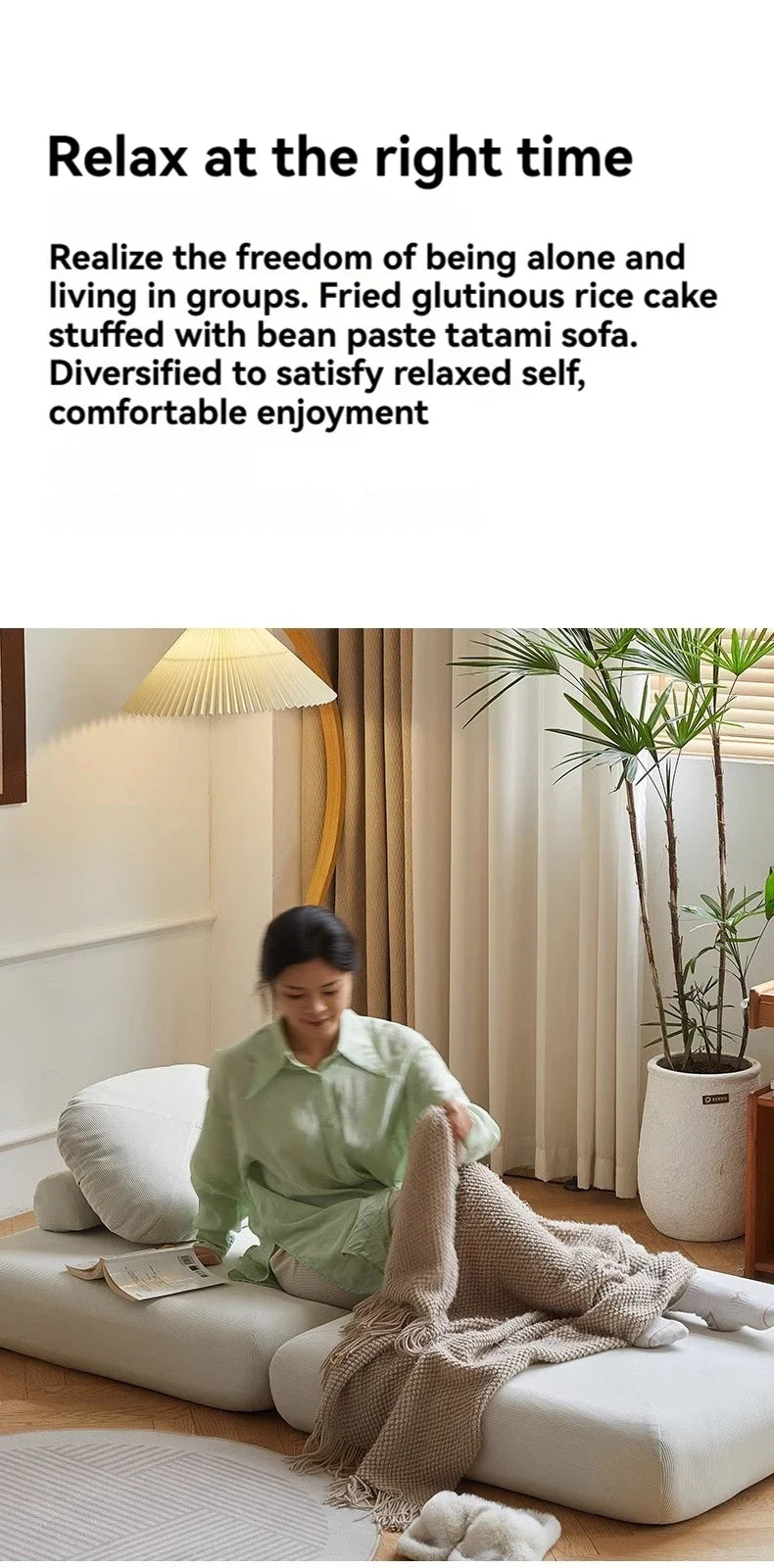 Stoff-Einzelsofa, Süßkartoffelschlafsofa