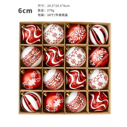 Weihnachtskugeln, Ornamente, 40,6 cm, bunt, bruchsicher, Weihnachtsbaumschmuck, 60 mm, hängende Kugel für Weihnachtsfeier, Hochzeit