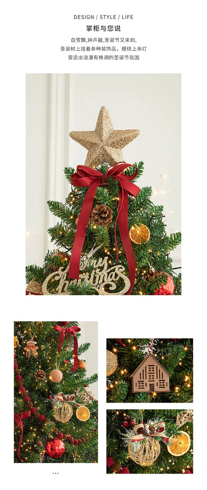 Luxuriöser großer Weihnachtsbaum, Paketbaum, leuchtende Bodendekoration, Einkaufszentrum, Zuhause, Weihnachtsdekoration, Weihnachtsschmuck