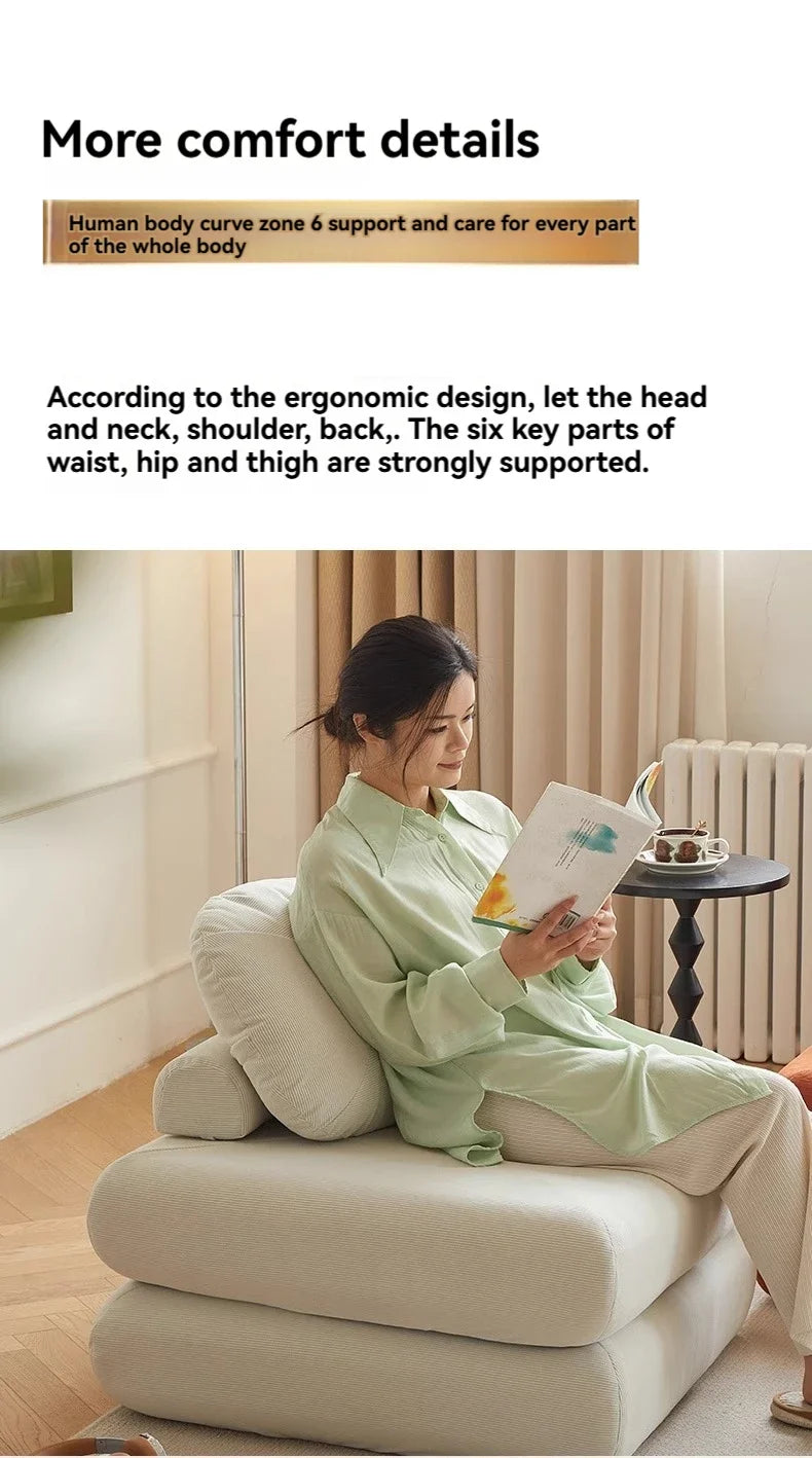 Stoff-Einzelsofa, Süßkartoffelschlafsofa