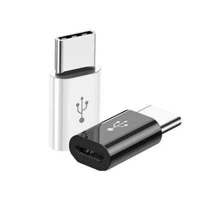 1PCS/5PCS Micro USB Buchse Auf Typ C Stecker Adapter Handy Android Konverter Micro-B Zu USB-C Daten Kabel Stecker
