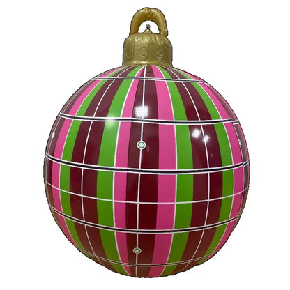 Weihnachten aufblasbare Bälle Outdoor YardOrnament Urlaub Party Dekoration Weihnachtsbaum hängen Indoor Outdoor Festival Dekor liefert