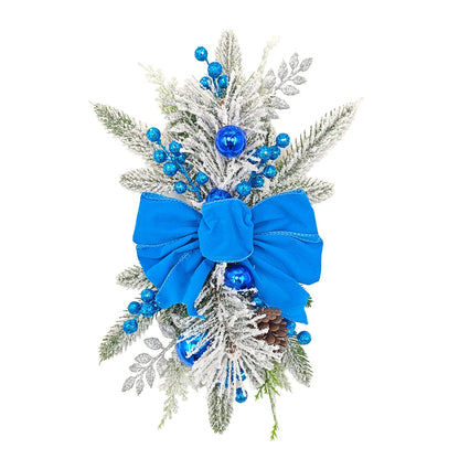 Weihnachten Treppe Dekoration Kranz DIY Indoor Outdoor Girlande Dekoration Mit LED Dekoration Prop Abend Party Dress Up Prop